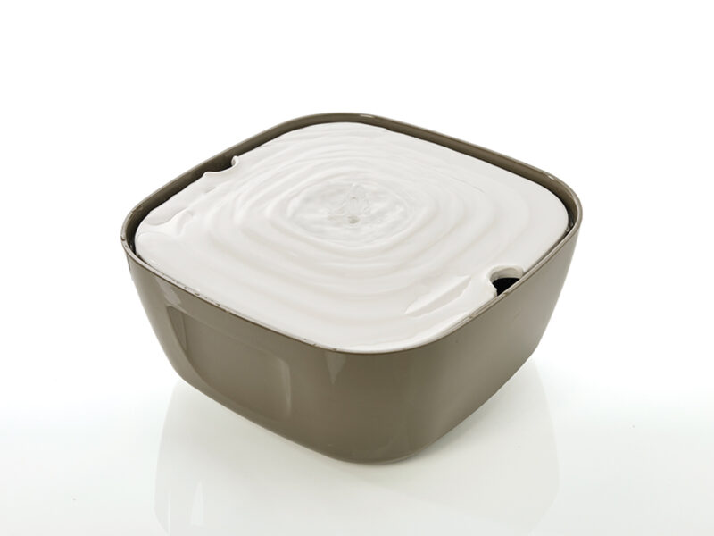 water fount volcano grey