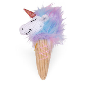 DOGS TOYS PLUSH UNICORN ICE CREAM